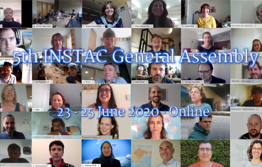 Οι συμμετέχοντες στη διαδικτυακή συνάντηση του Copernicus INSTAC