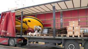Delivery of the first Wavescan buoys (May 2007)