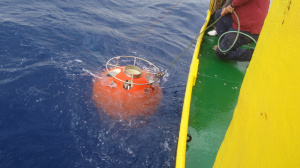 Recovery of the autonomous seabed platform that was deployed close to Pylos buoy (November 2014)