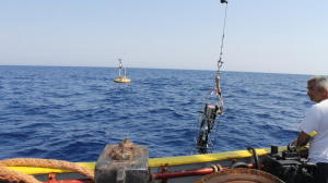 CTD deployment from R/V Philia (Sep. 2016)